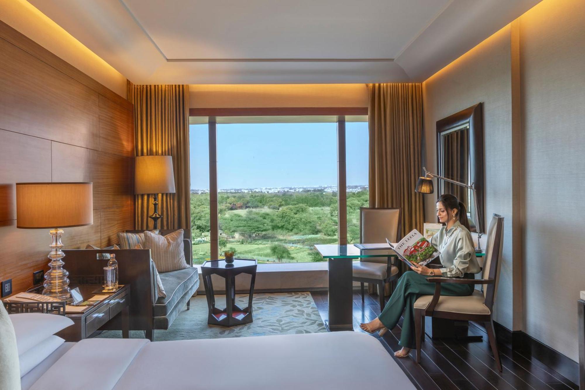 The Leela Ambience Gurugram Hotel & Residences - The Luxury Urban Sanctuary Gurgaon Bagian luar foto